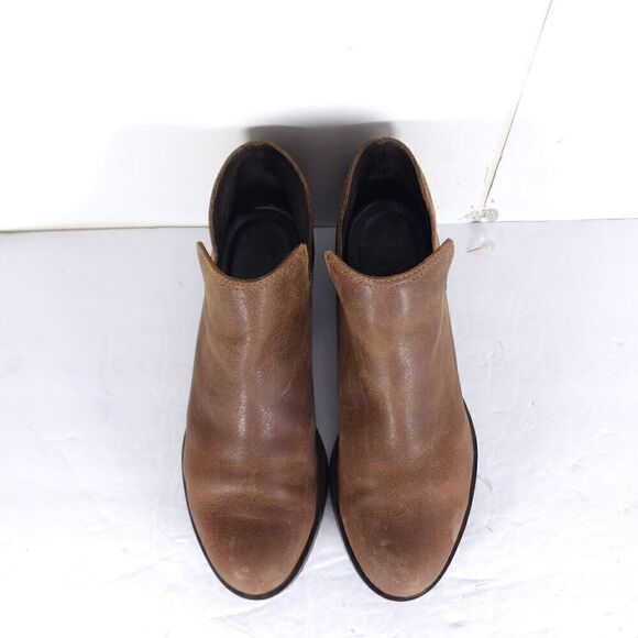 Sorel Women's Lolla II US 8,5 Brown Leather Cut-Out Ankle Booties Boots - Picture 3 of 16